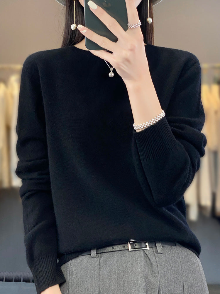 Anette | Bequemer Baumwollpullover