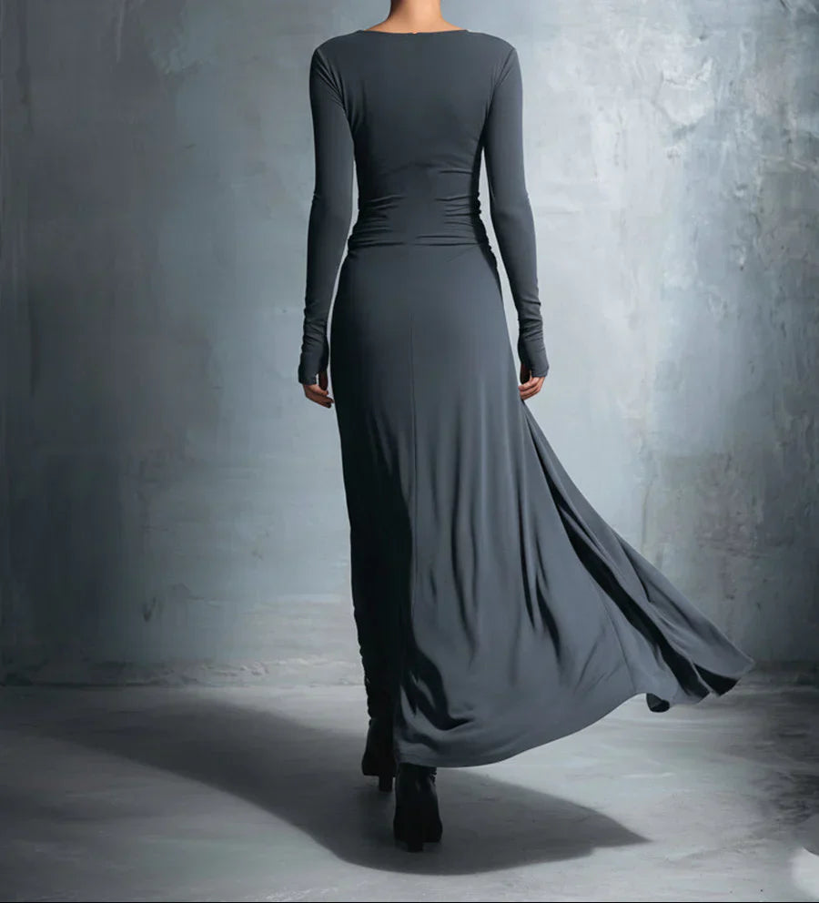 Naiara ❘ Maxikleid mit seitlichem Knoten