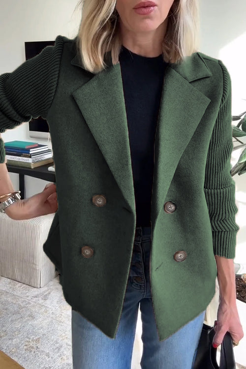Amelia™ | Schicker Blazer mit Strickärmeln