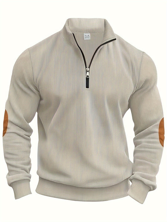 Friedrich | Eleganter Pullover mit Reißverschluss