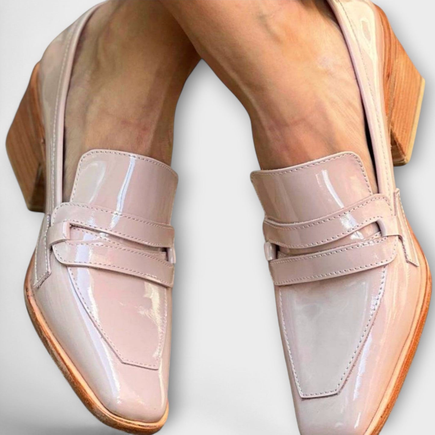 Elaine | Glänzende Loafers