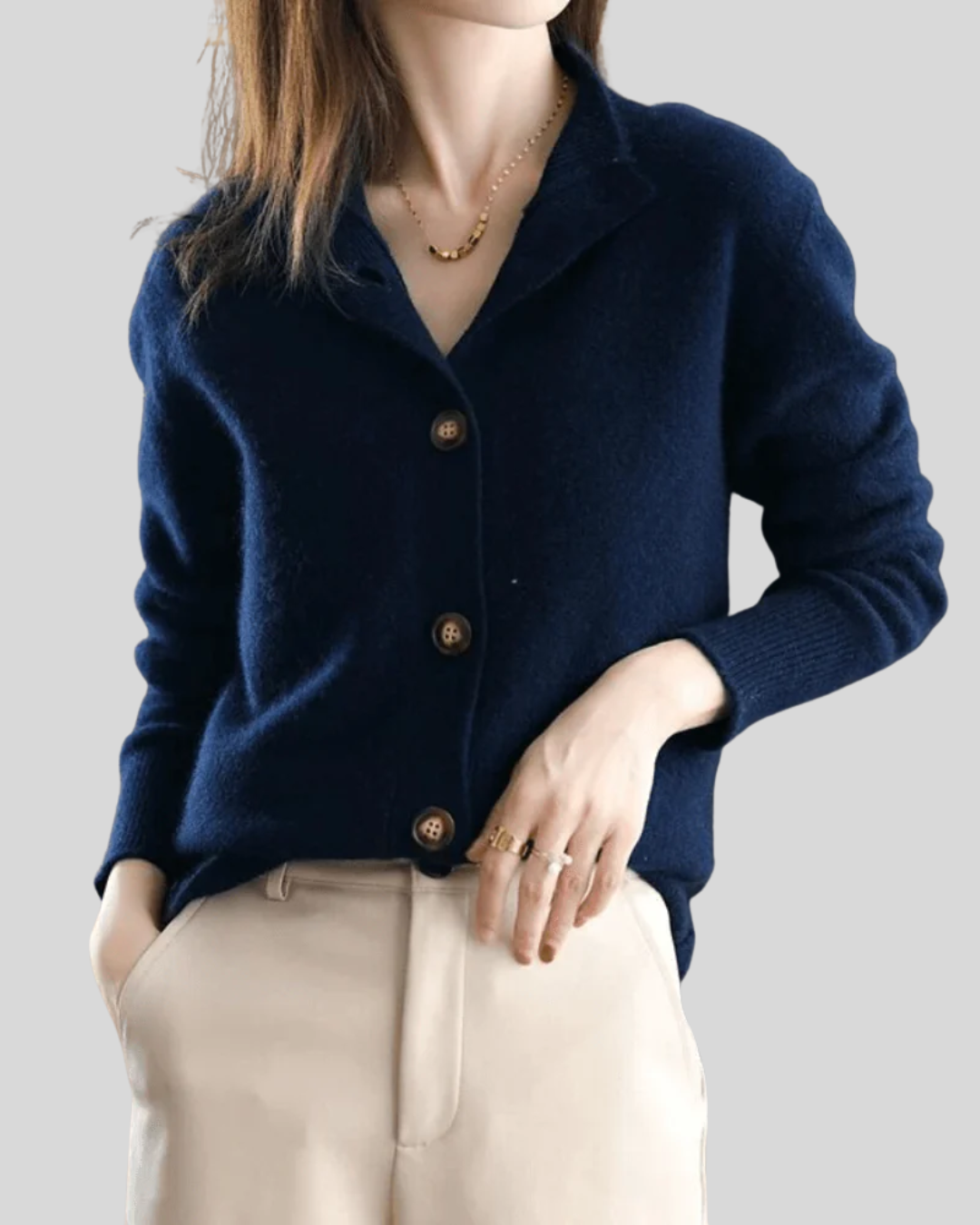Claire | Strickjacke im Retro-Stil