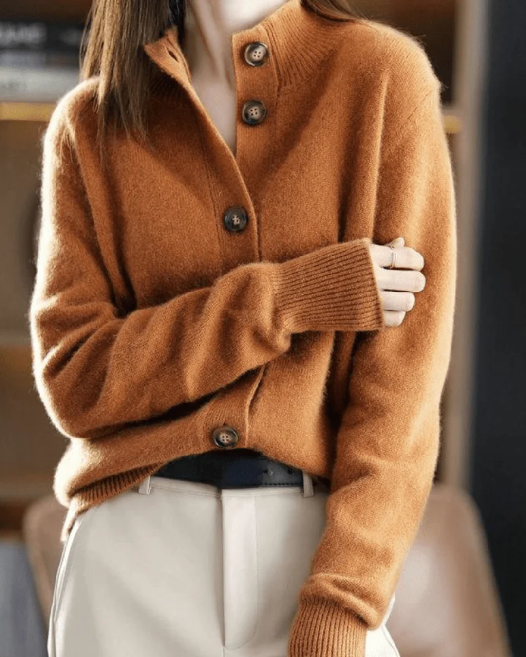 Claire | Strickjacke im Retro-Stil
