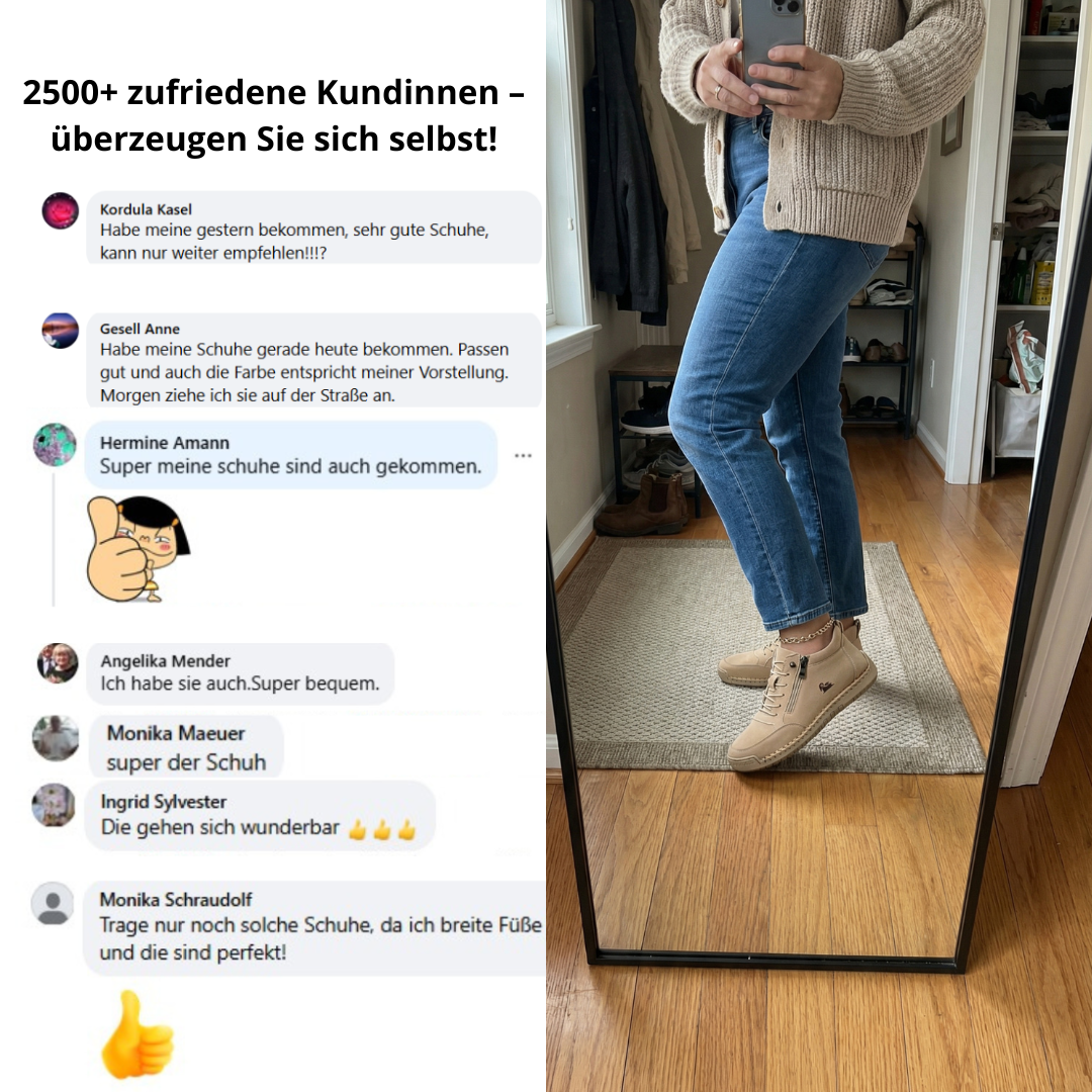 Mila™  – Komfortable orthopädische Sneakers + Reißverschluss