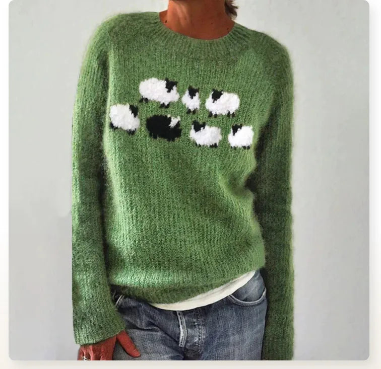 Lilou™ - Kuscheliger Schafpullover