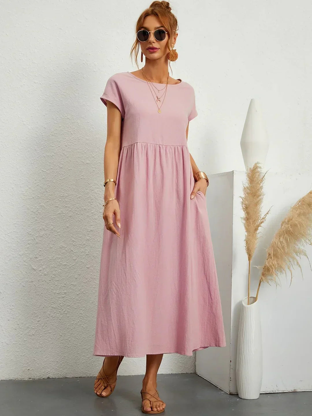 Gabrielle™ | Elegantes Midi-Kleid – Zeitlose Weiblichkeit