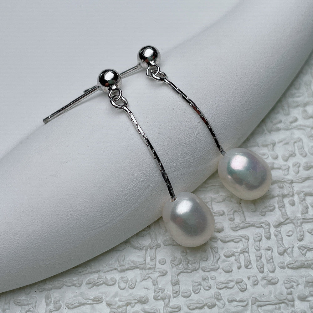 Elegante Perlenohrringe
