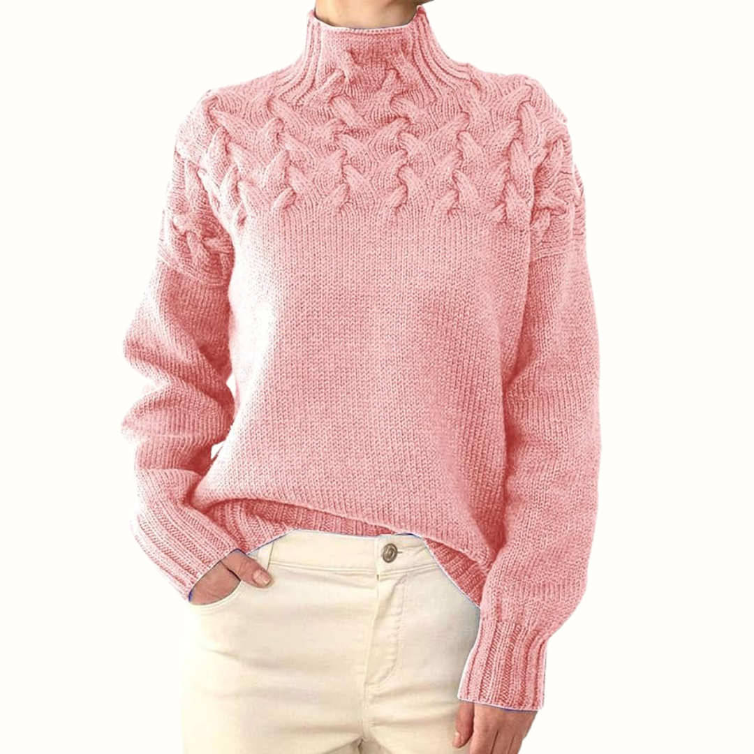 Elena | Warmer Strickrollkragen