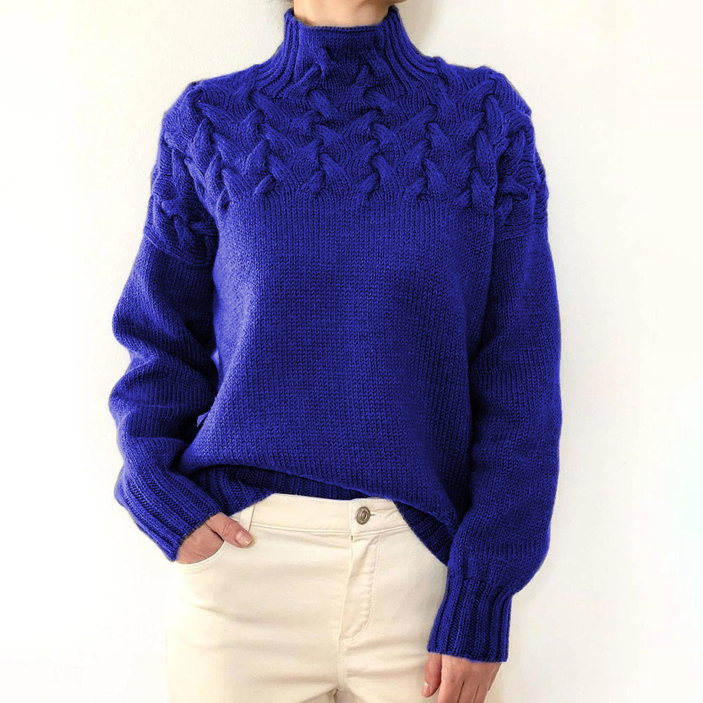 Elena | Warmer Strickrollkragen