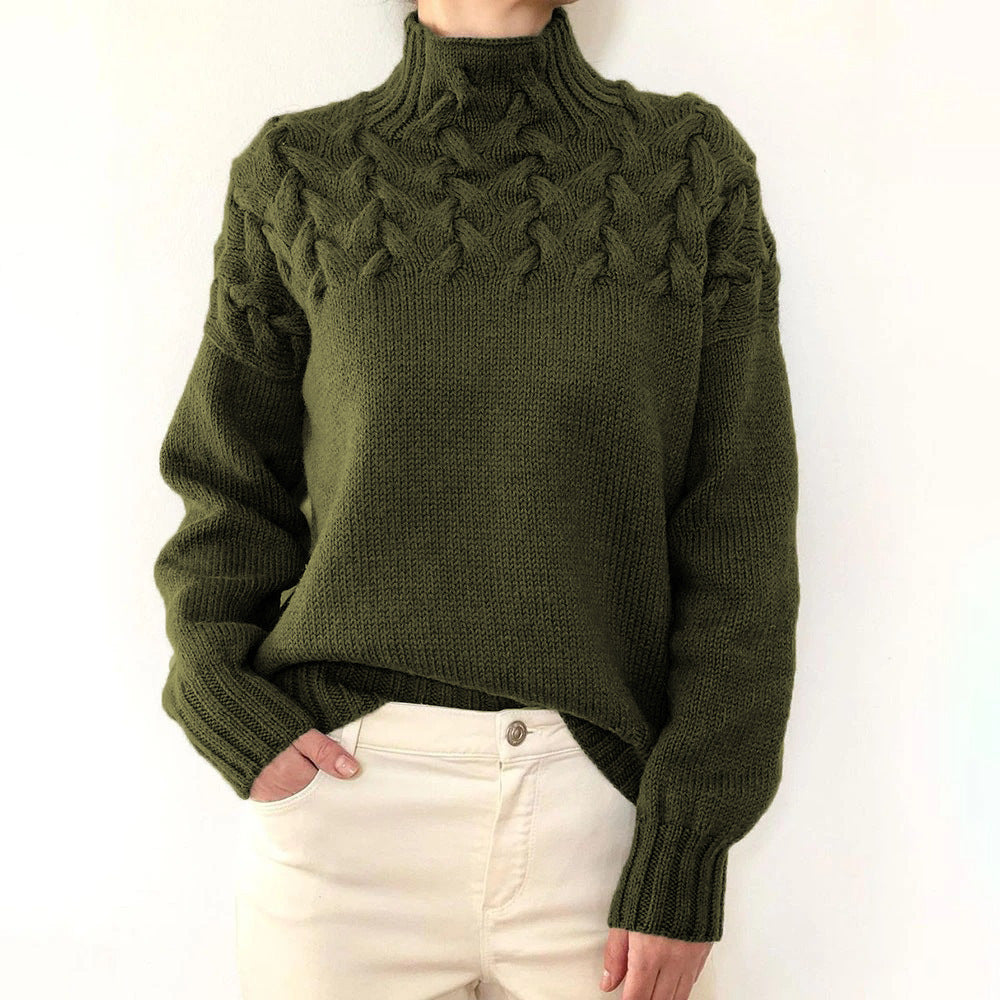 Elena | Warmer Strickrollkragen