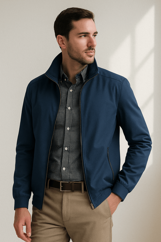 Hudson – Leichte winddichte Harrington Übergangsjacke