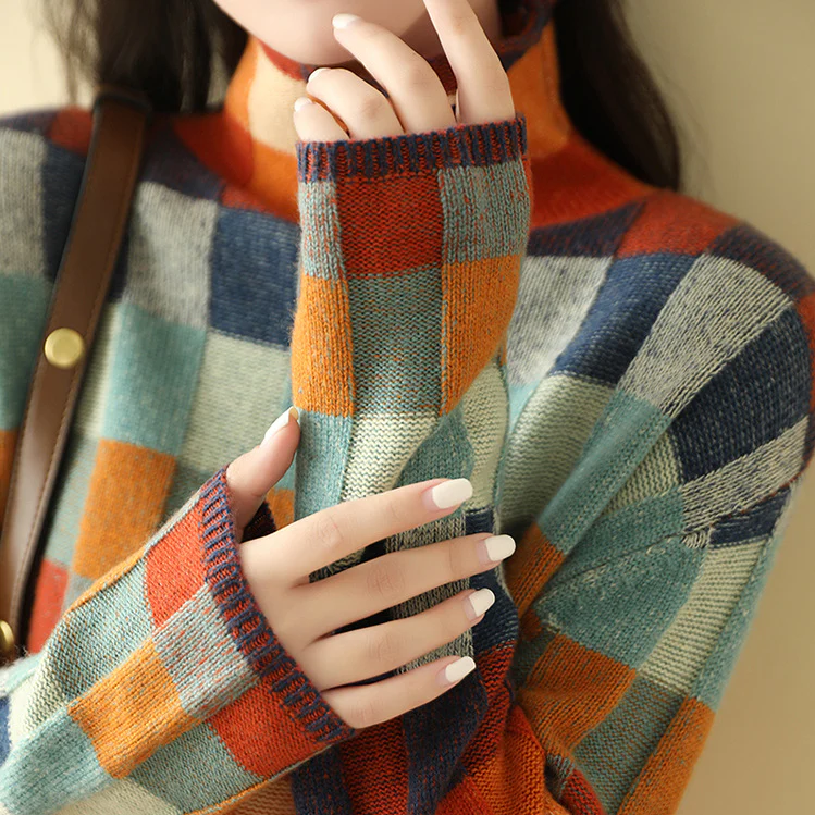 Van Gogh Warmer Luxus-Kaschmirpullover