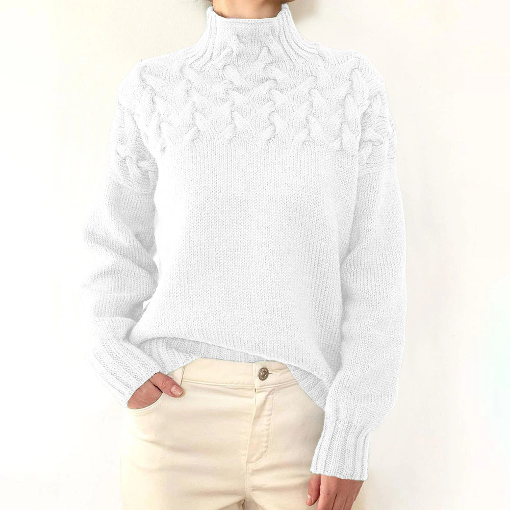 Elena | Warmer Strickrollkragen